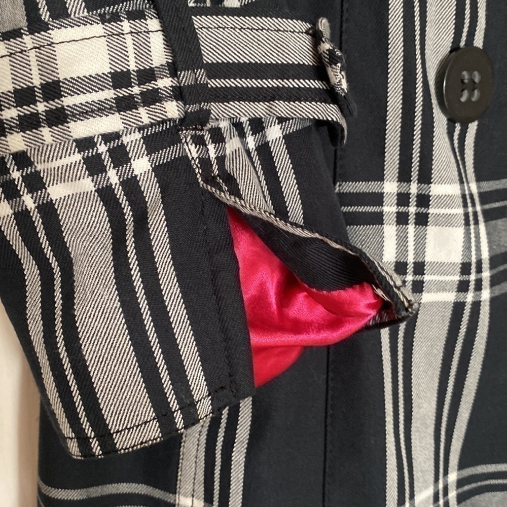 Vertigo Paris Plaid Jacket Size Medium - image 5